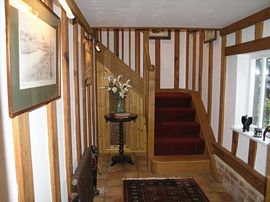 The private hall and staircase 