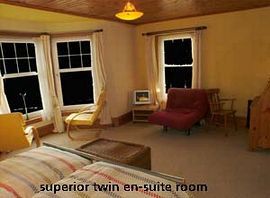 The superior room with breathtaking views 