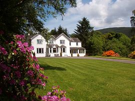 house from front lawn 