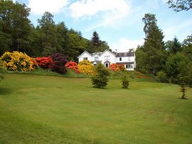 house from lower lawn 