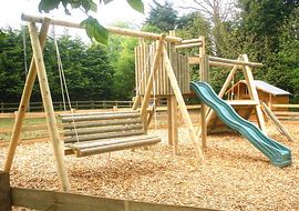 Children's playarea at Burcott Mill 