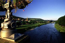 Peebles and River Tweed 