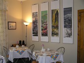 The dining room 