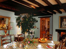 The dining room, a converted apple store 