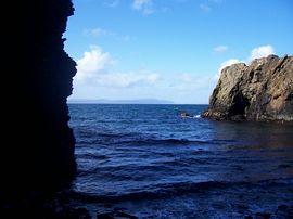 cliffs just round the point 