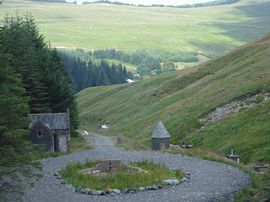 At the foot of Afton Reservoir 