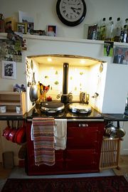 Breakfast cooked on the Aga! 