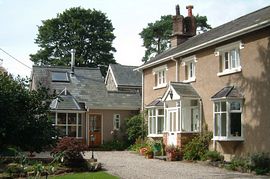 View of the front of the house 