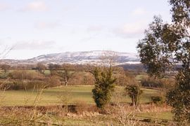 Brown Clee from Coseley House 