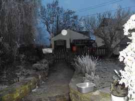 View of the barn from the cottage 