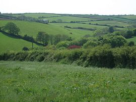 View across the valley 