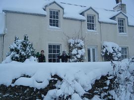 Snowy Wollrig Farmhouse 
