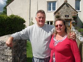 Your hosts Neil and Kathy Arnold 